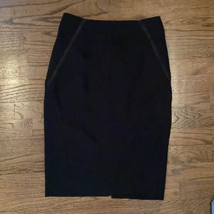 Ted Baker black pencil suit skirt size 0
